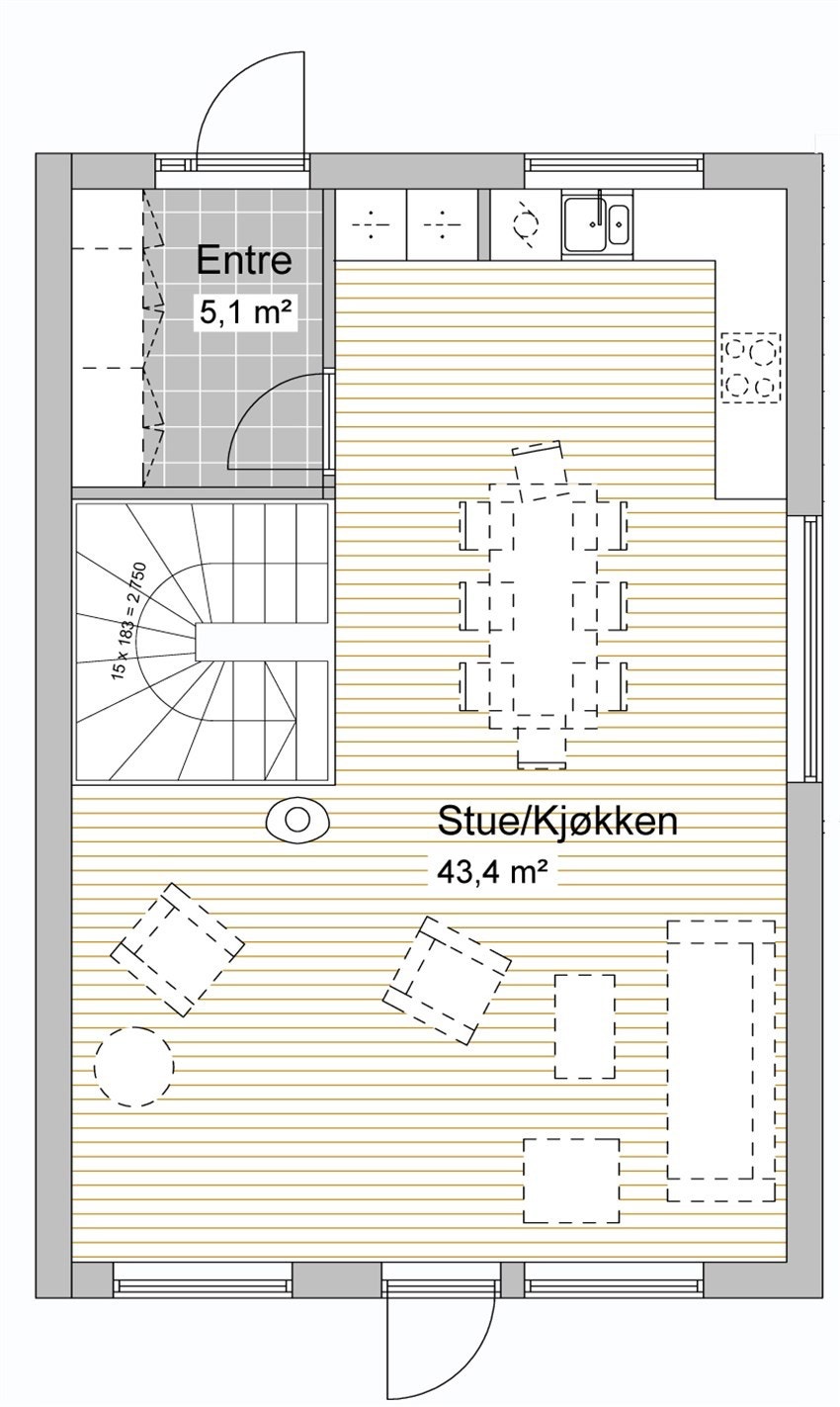 Første etasje Galleribilde
