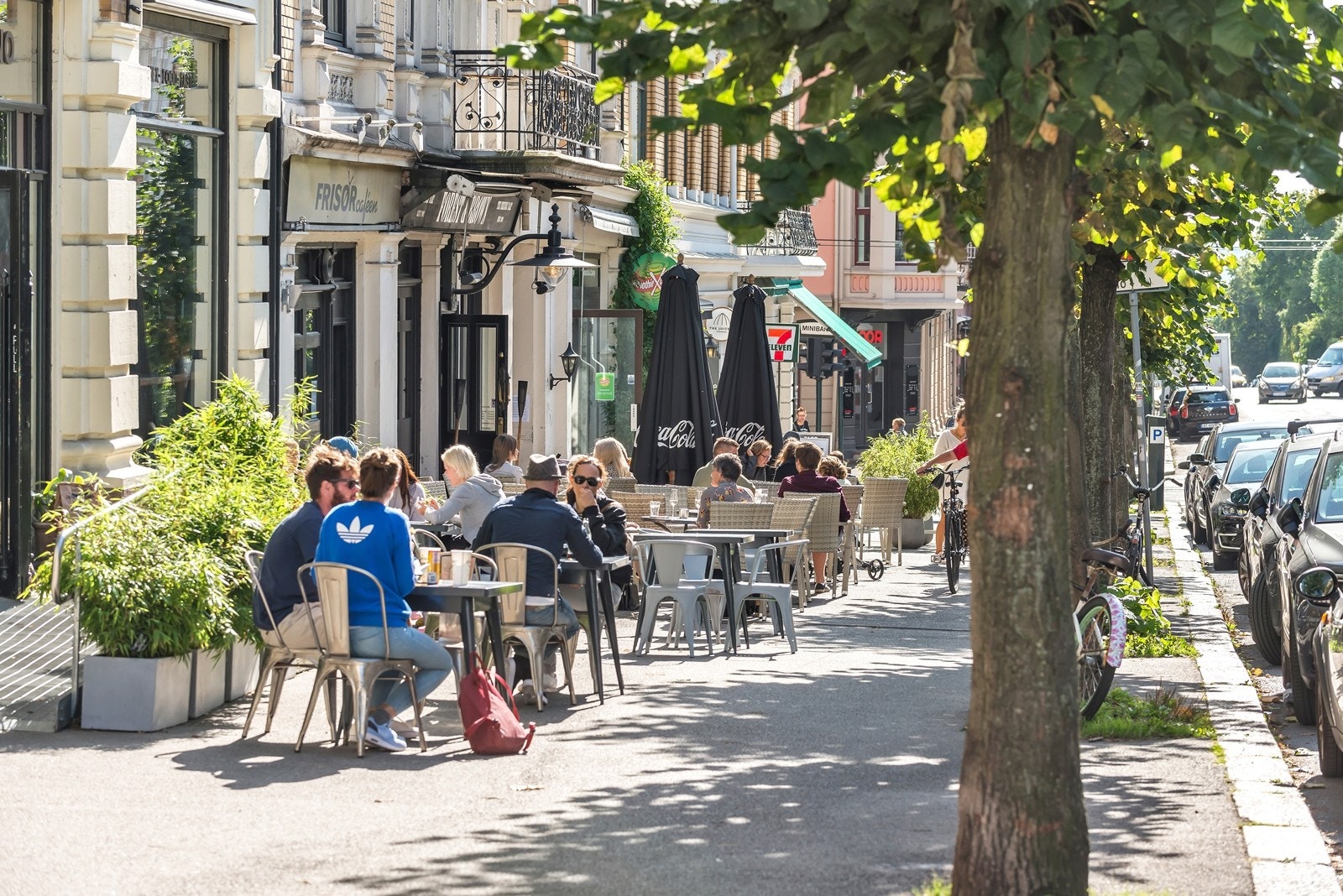Restauranter i Niels Juels gate Galleribilde