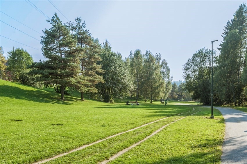 Ca. 2. min gange til Mærradalen med fine turmuligheter. Galleribilde