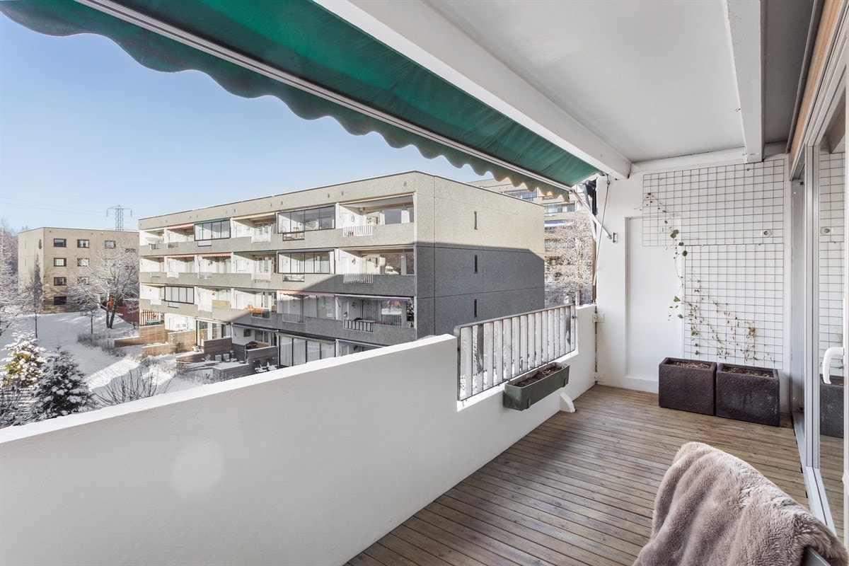 Om ønskelig kan balkongen innglasses. Galleribilde