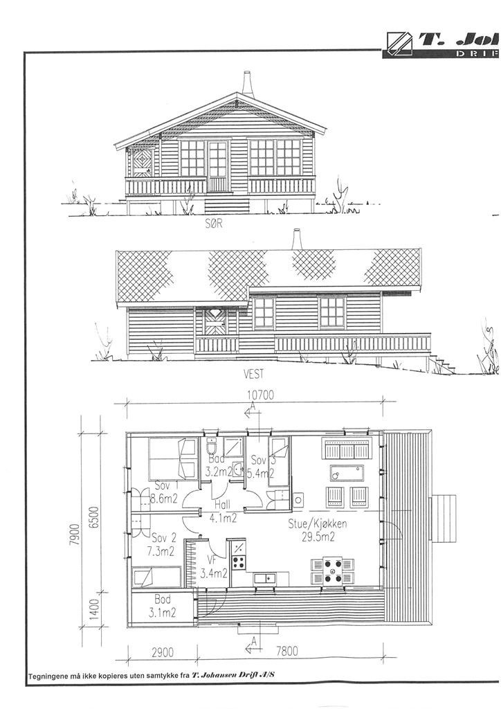 Plantegning og fasade Galleribilde