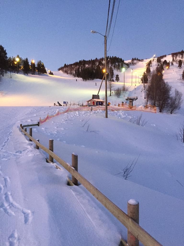 Så har man 6 km til Sarves Alpinsenter og Klatrepark. Galleribilde