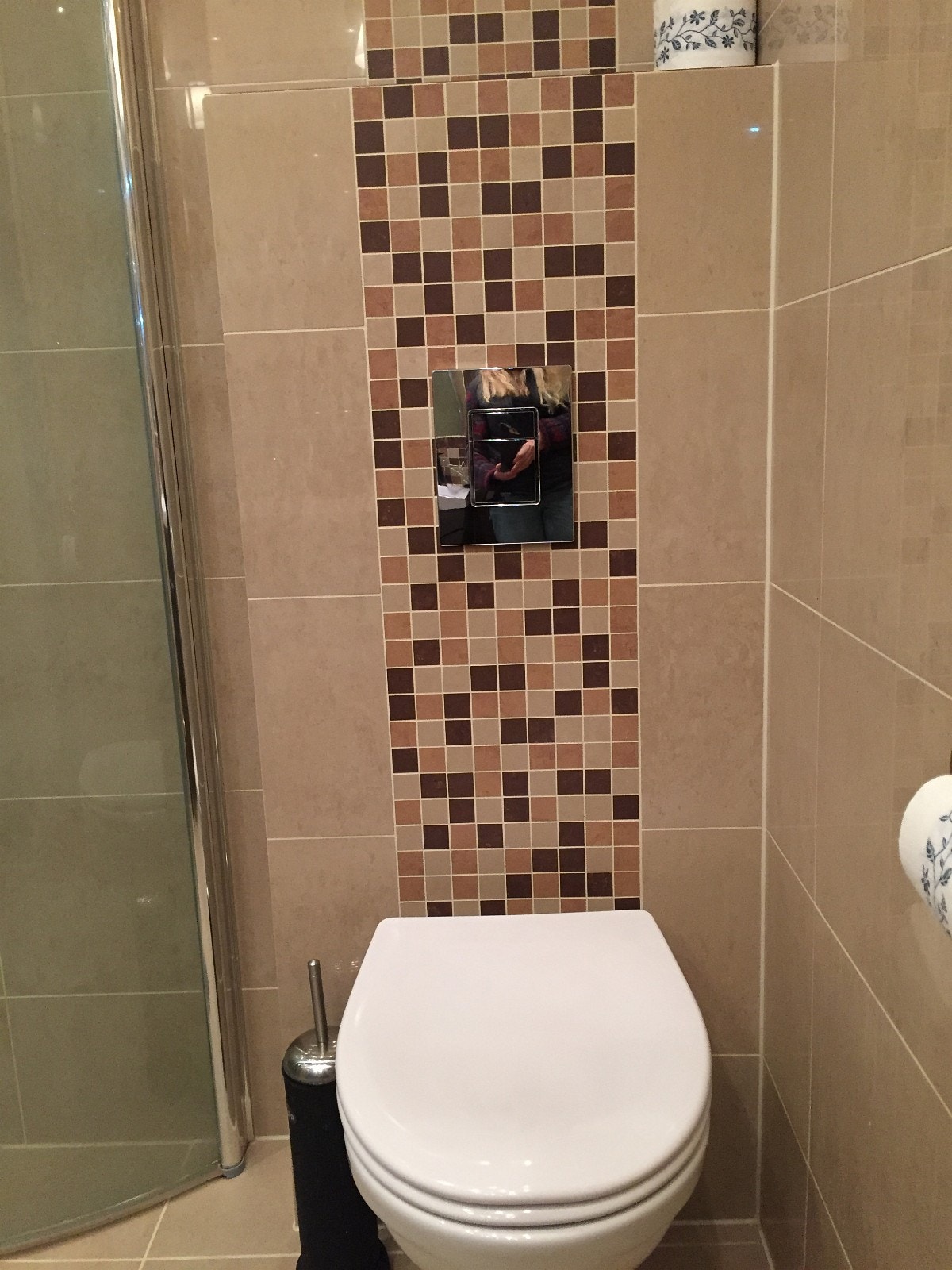 Vegg hengt toalett største bad Galleribilde