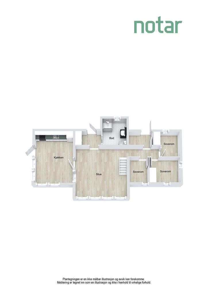 Floorplan letterhead - Jøstølen - Anders - Level 1 - 3D Floor Plan Galleribilde