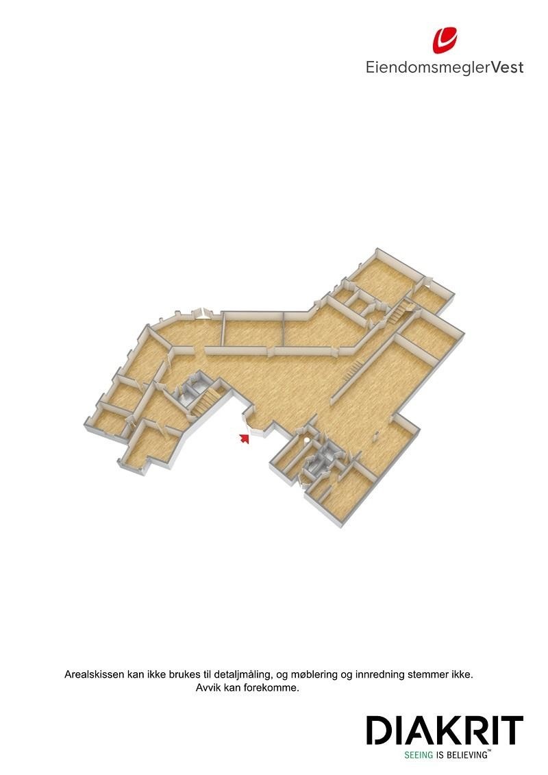 Plantegning 3D Galleribilde