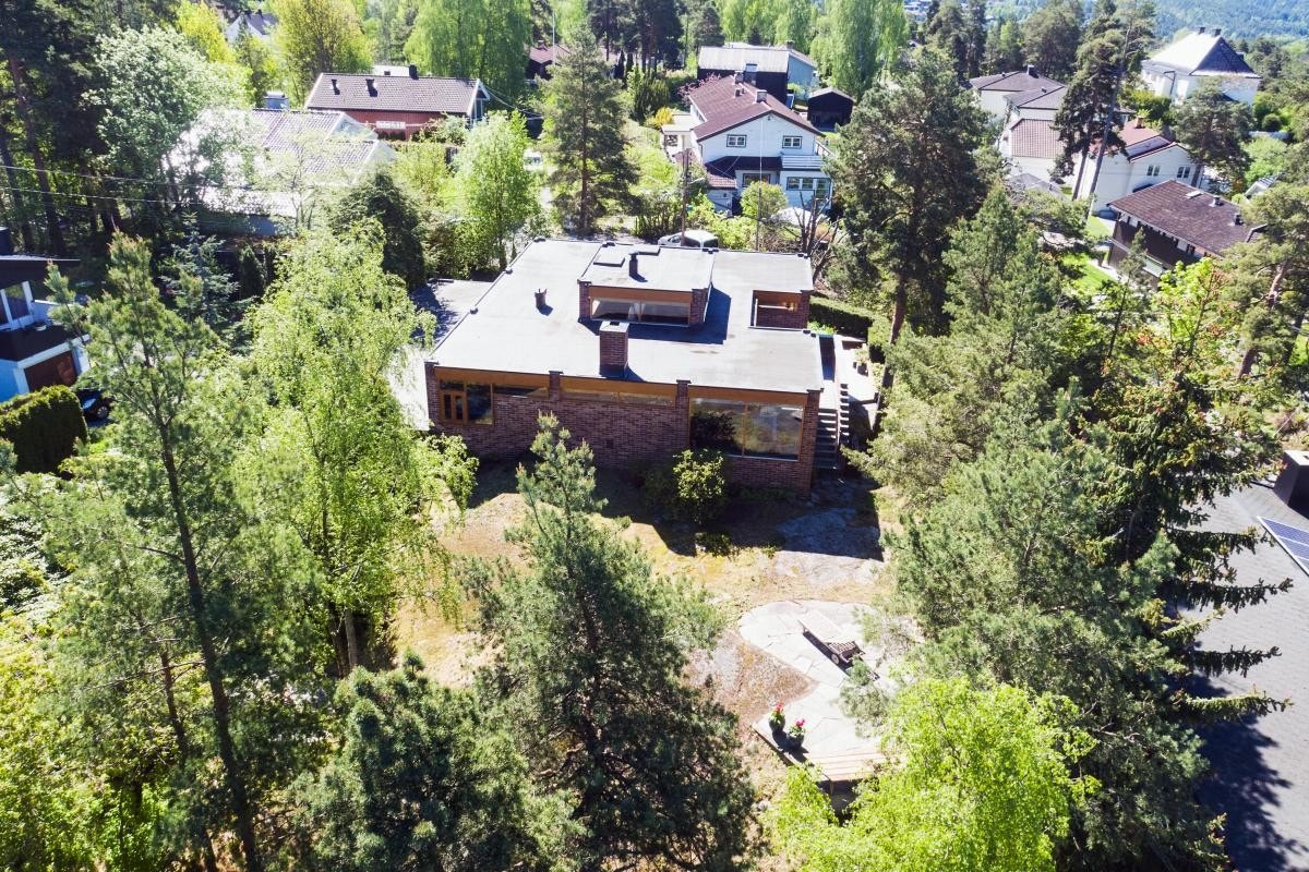 Boligen sett fra luften Galleribilde