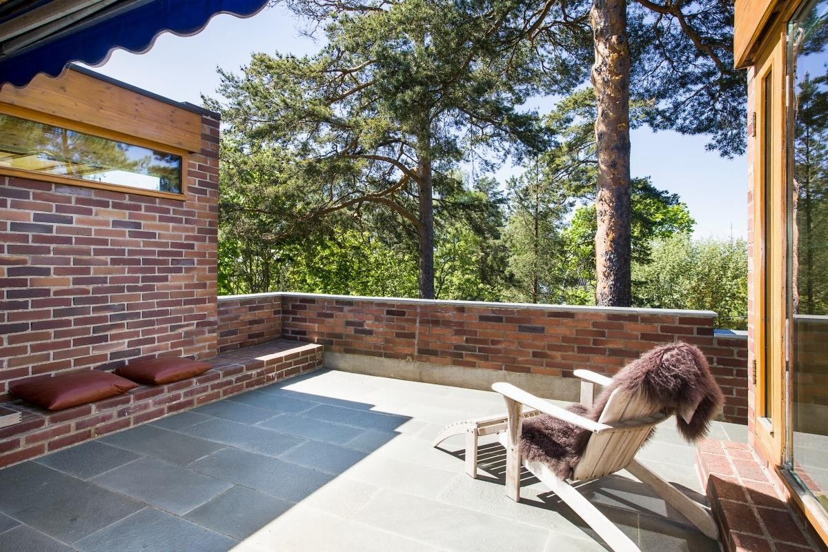 Atriumterrasse i 2. etg. Galleribilde