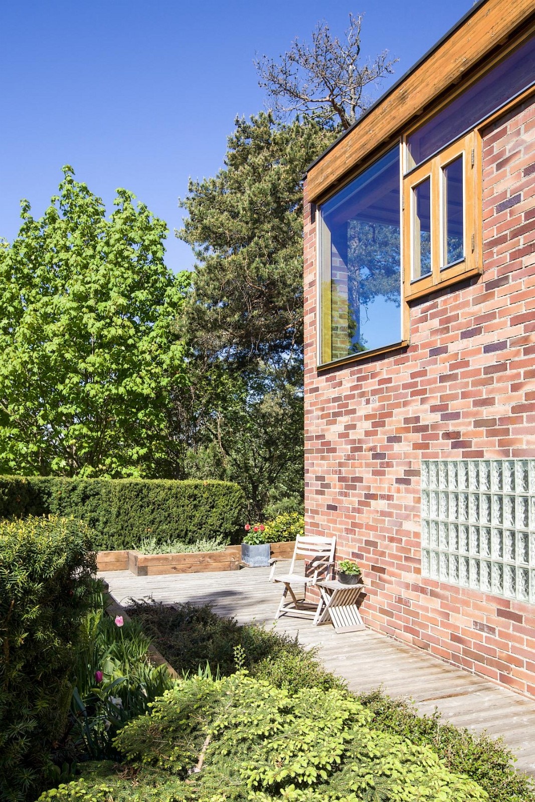 Fasade fra hagen Galleribilde