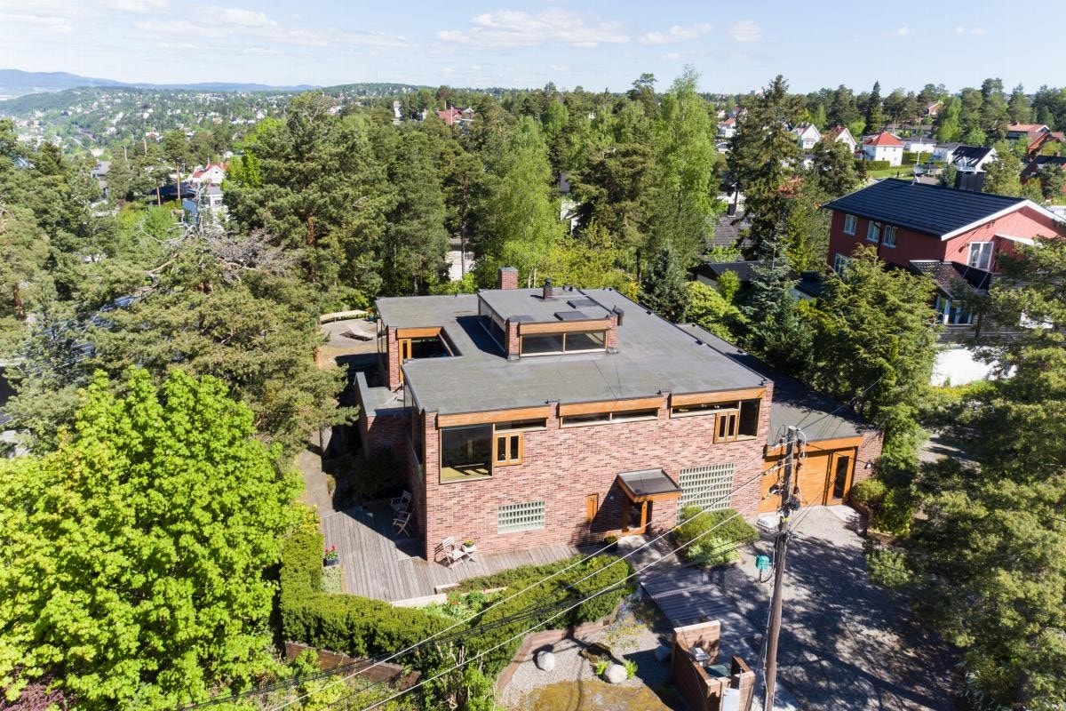 Boligen sett fra luften Galleribilde