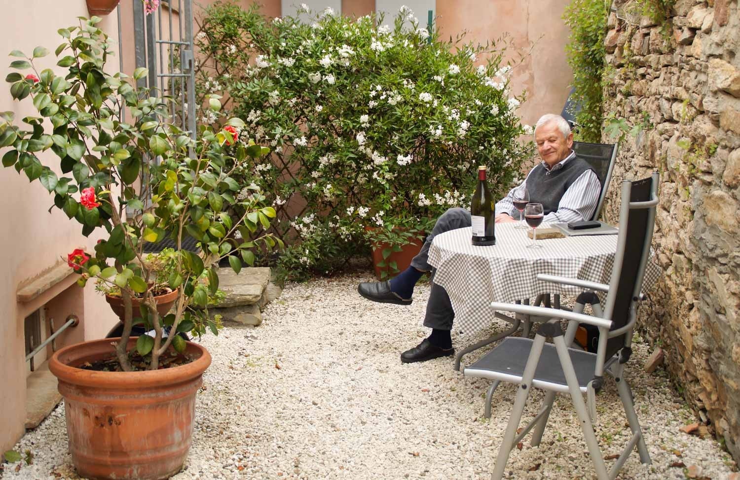 Terrassen utenfor andre etasje Galleribilde