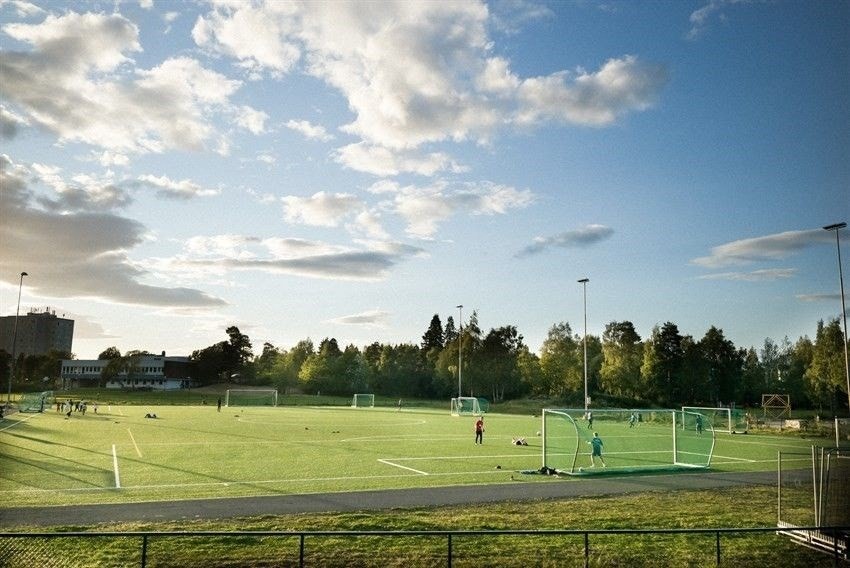 Fotballbane. Galleribilde