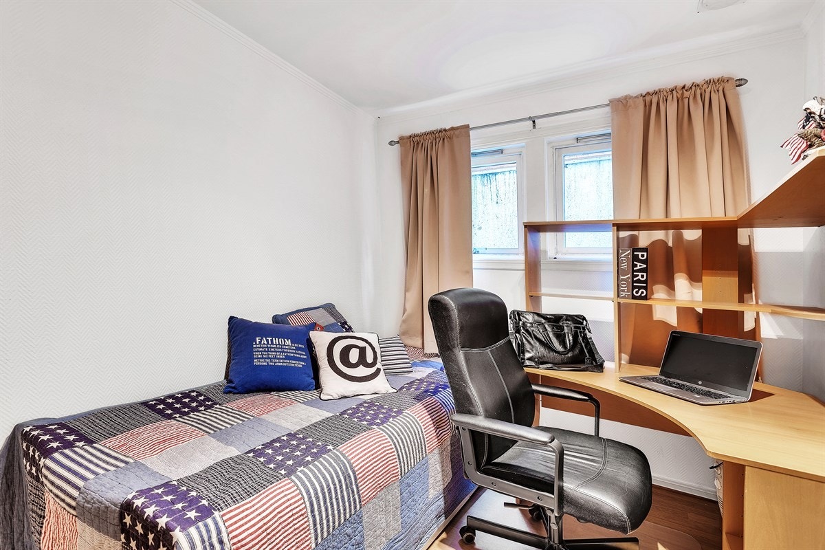 Det tredje soverommet egner seg godt som ungdomsrom Galleribilde