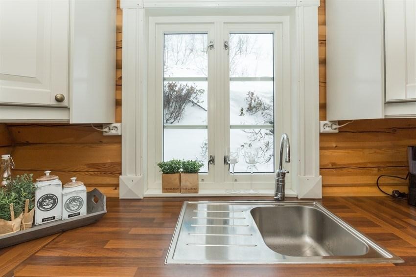 Kjøkken vindu Galleribilde