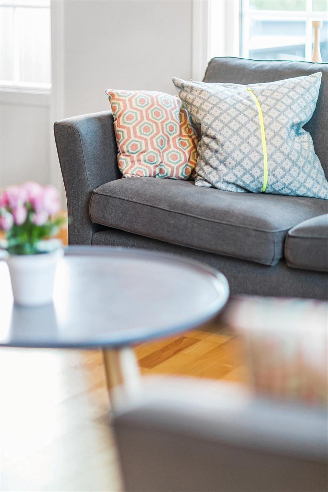 Detaljbilde fra stuen Galleribilde