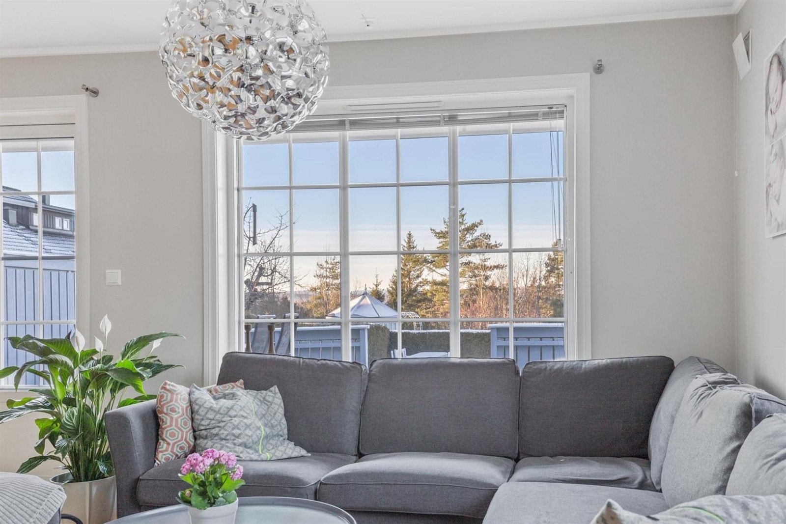 Detaljbilde fra stuen. Galleribilde