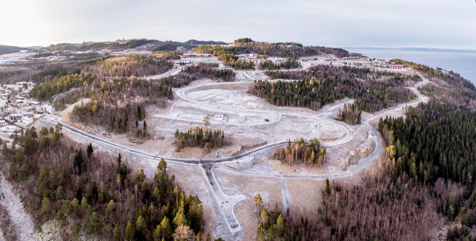 Oversiktsbilde over utbyggingsområdet. Galleribilde