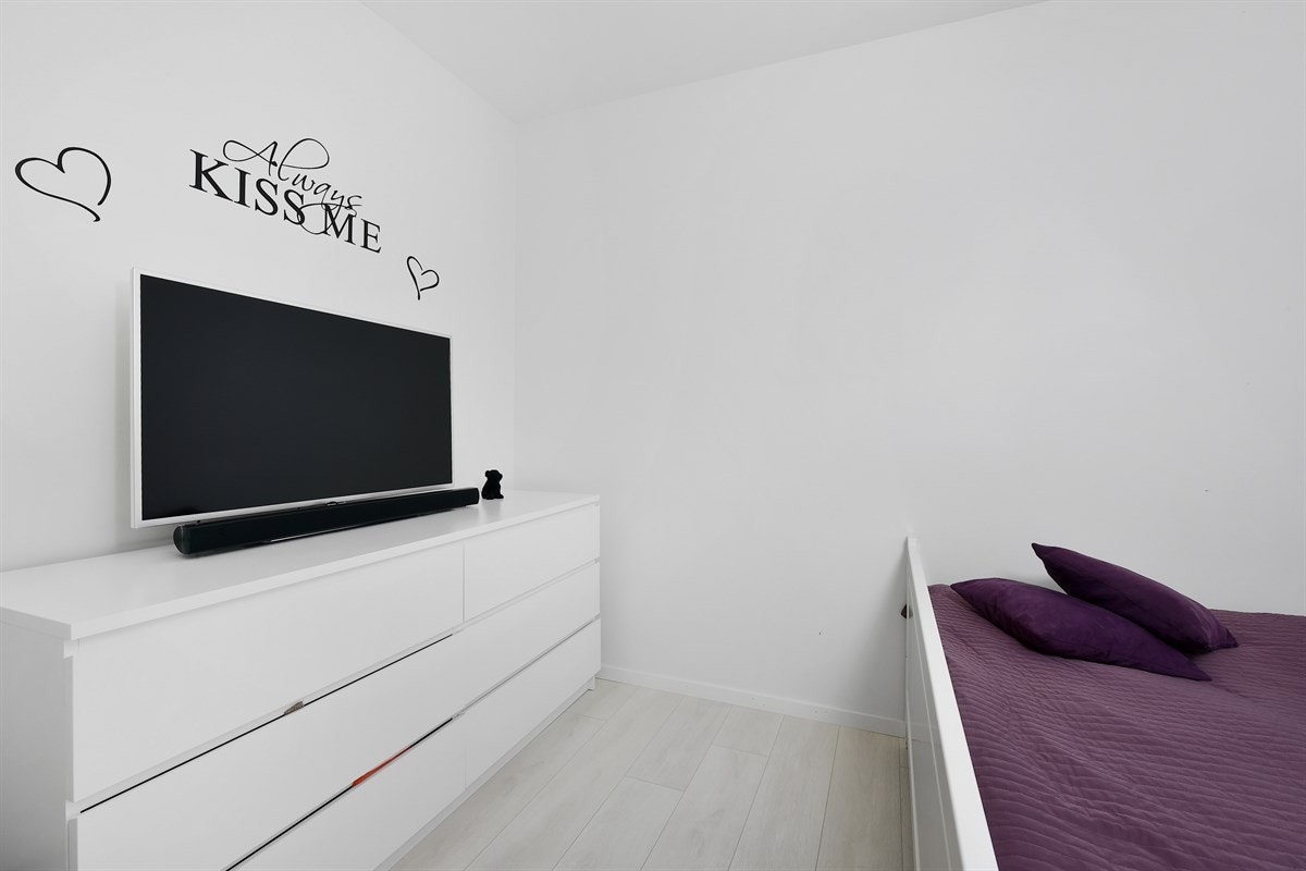 Utleiedelen har også en sovealkove med god plass for dobbeltseng. Galleribilde