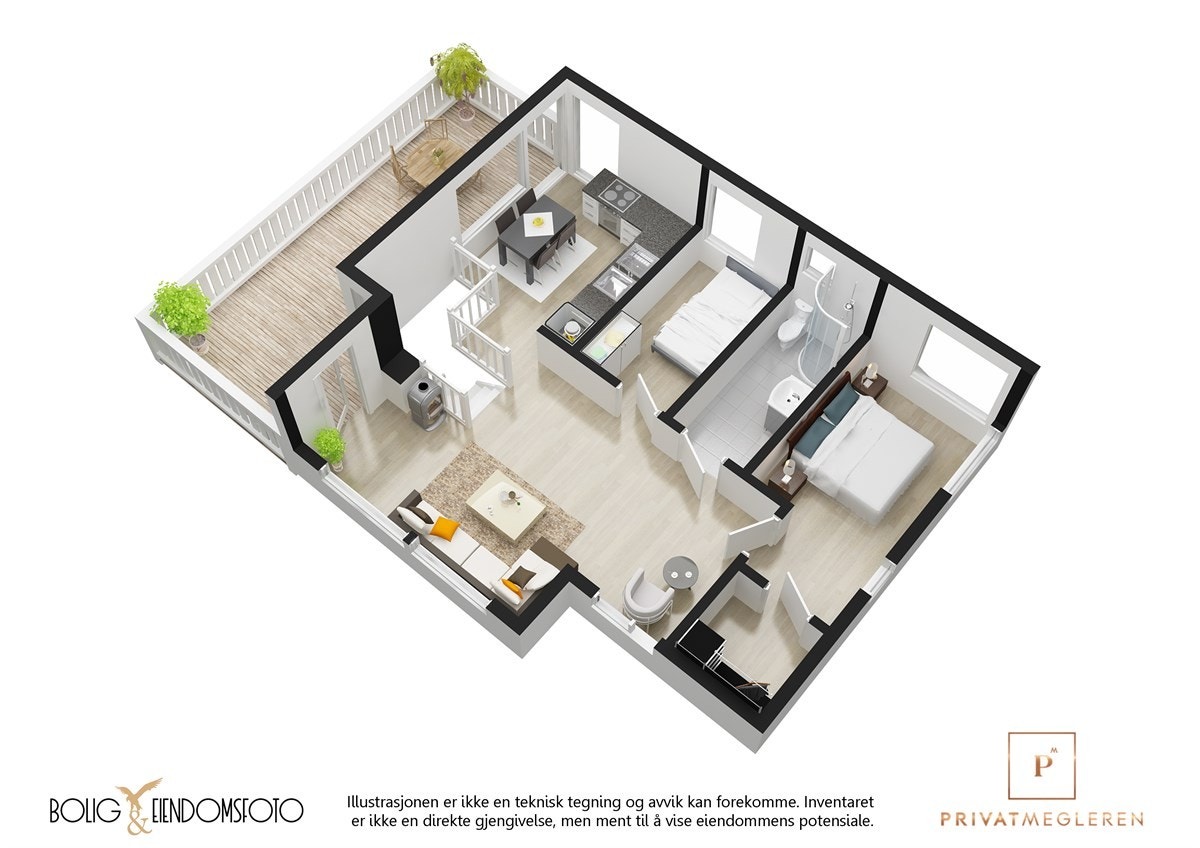 Plantegning 2.Etasje. Galleribilde