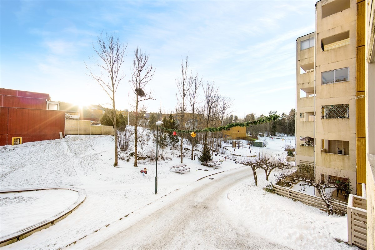 Utsikt fra balkongen. Galleribilde