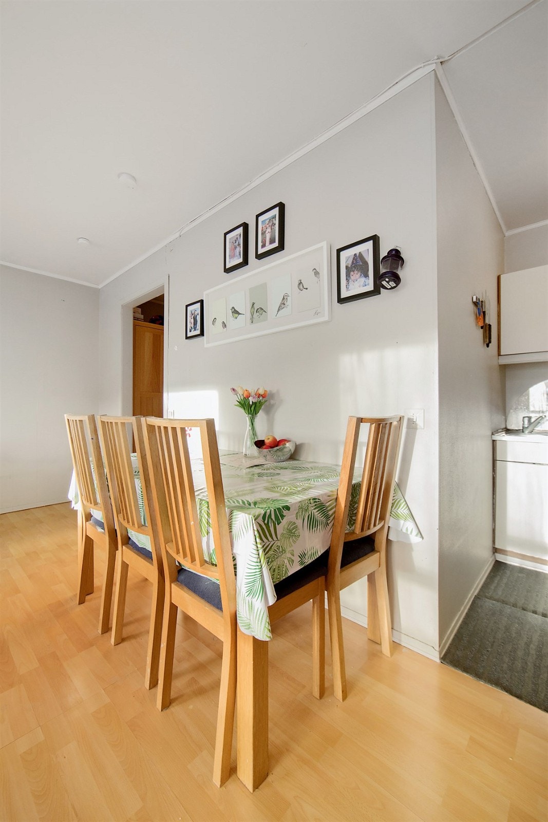 Her kan man nyte et deilig måltid sammen med gjestene sine. Galleribilde