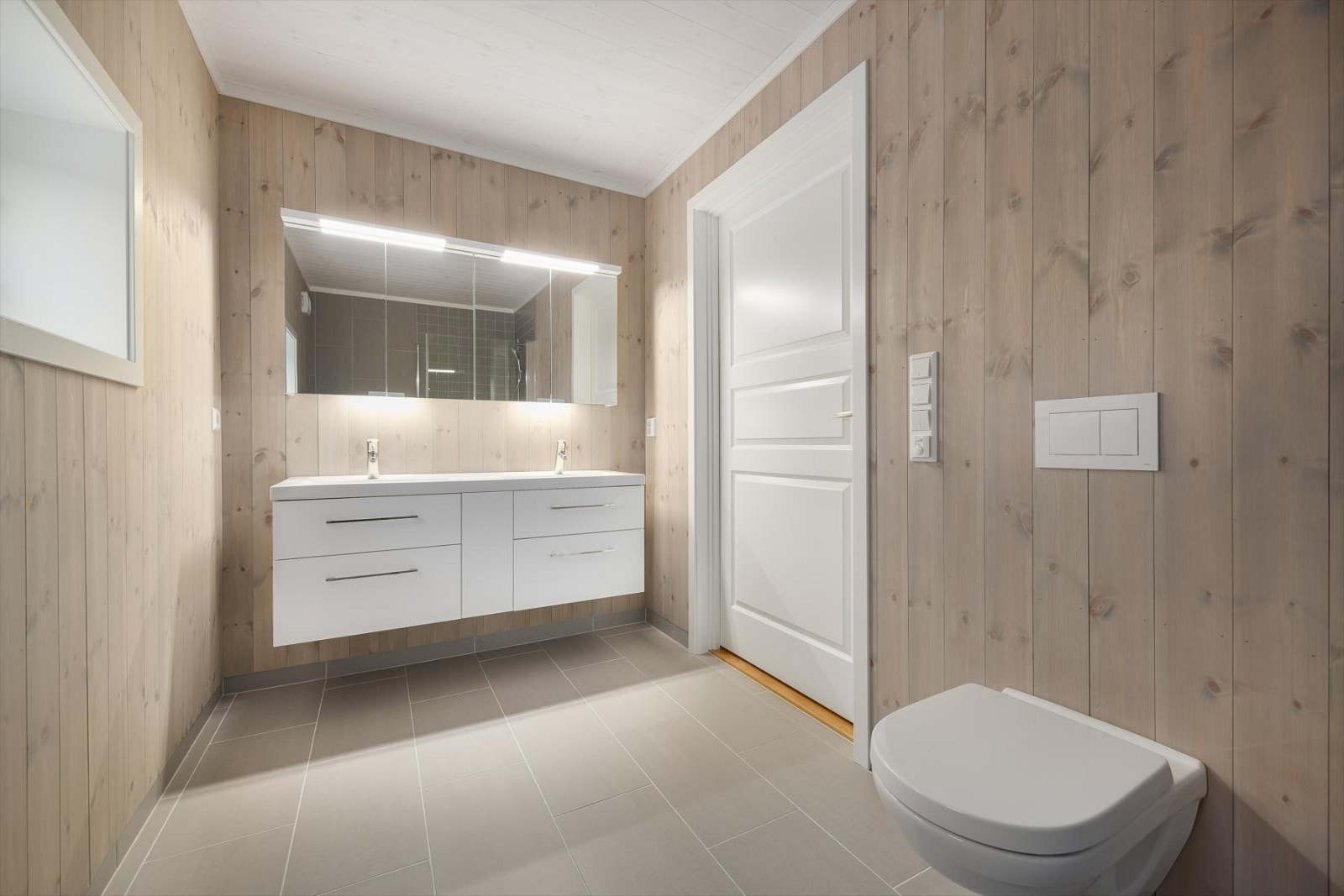 Interiør med alternativ lysere beis Galleribilde