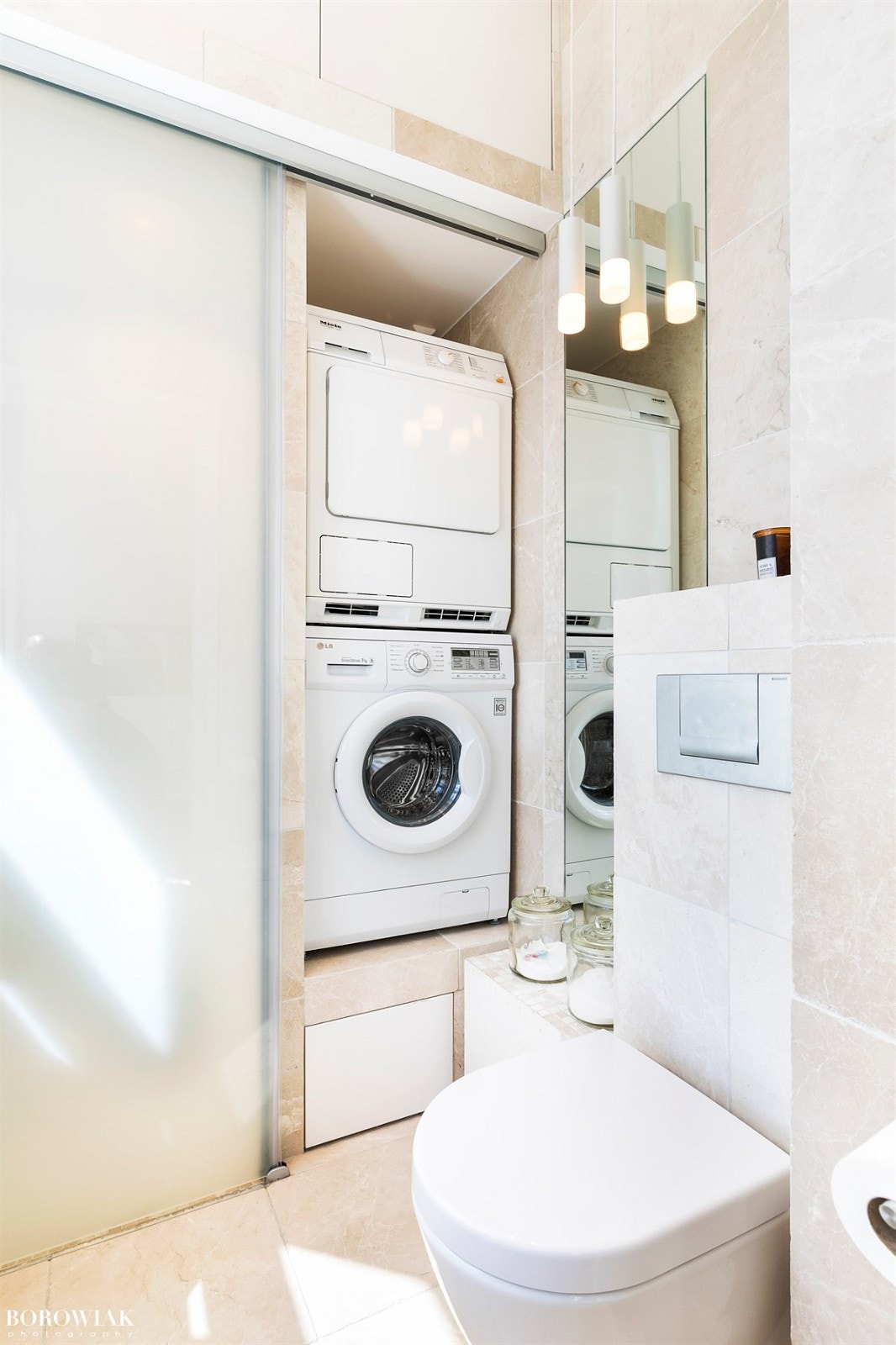 Avskilt vaskesøyle Galleribilde