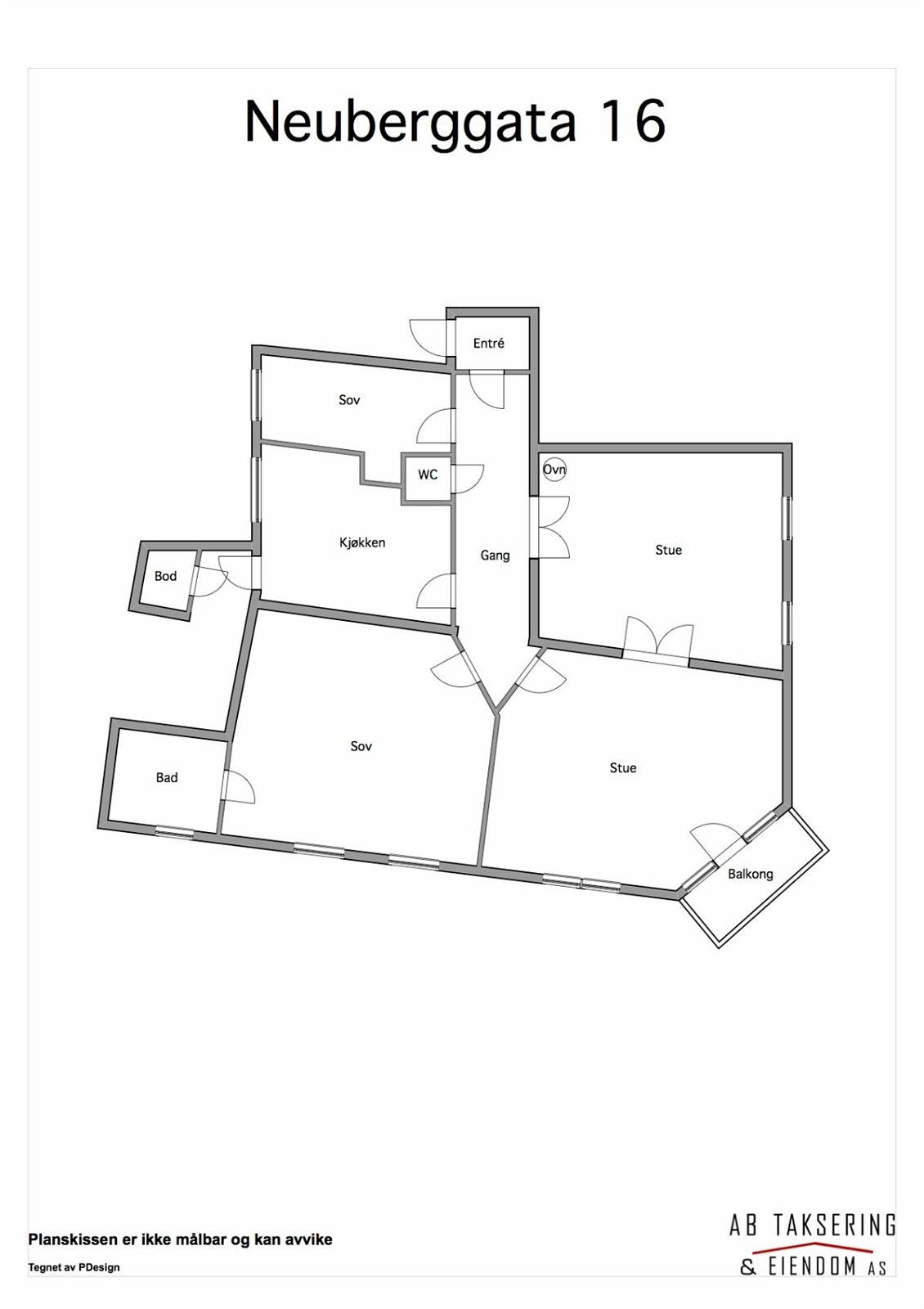 Plantegning Galleribilde