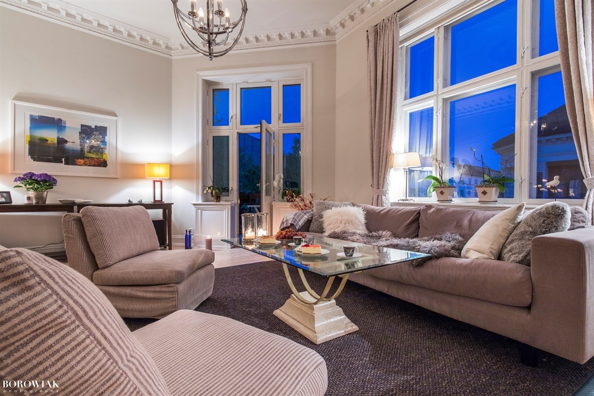 Flott og romslig stue Galleribilde