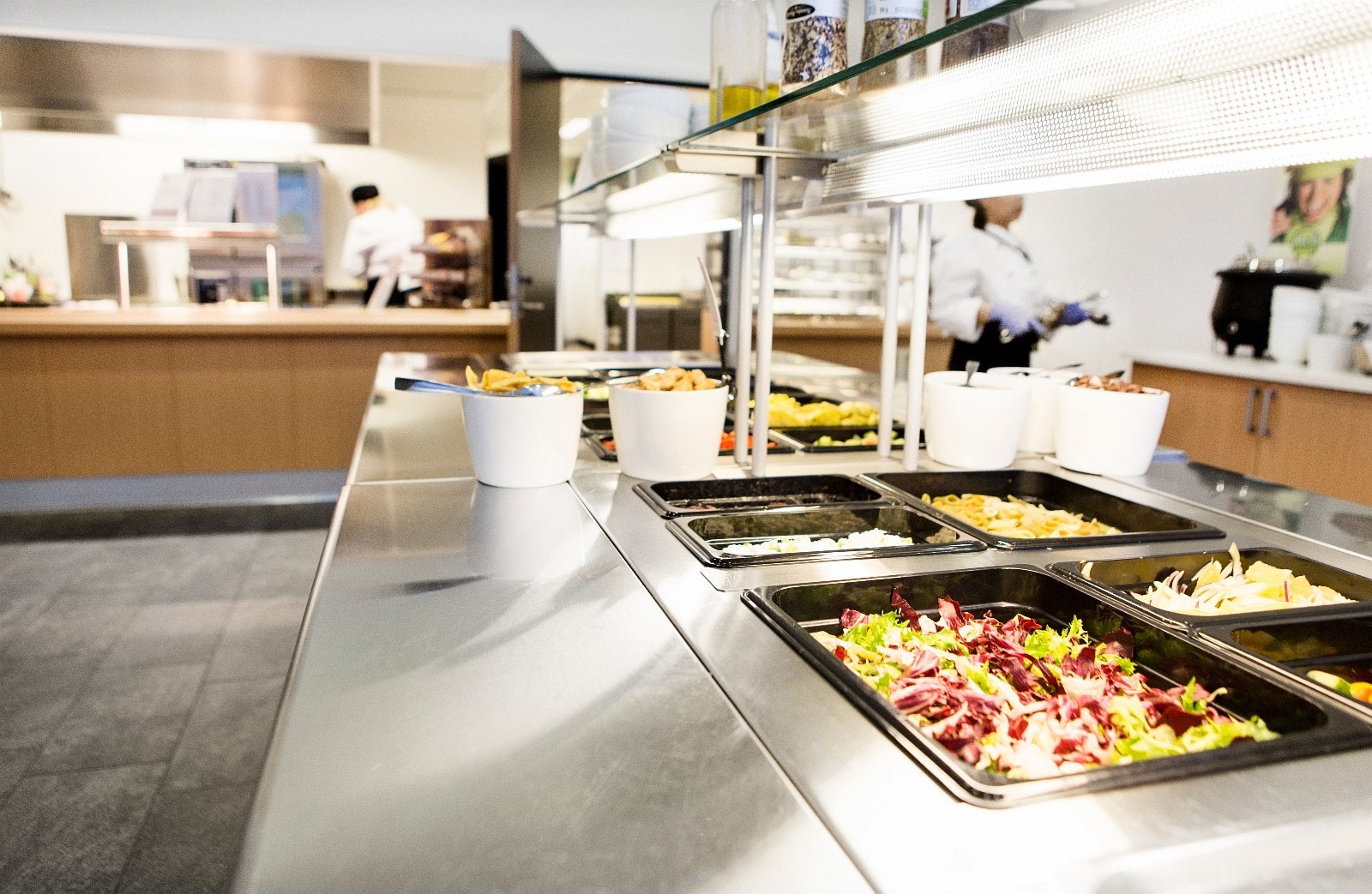 Kantine for alle leietagere i toppetasjen Galleribilde