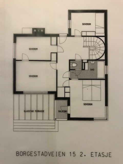 Tegning 2. etasje Galleribilde