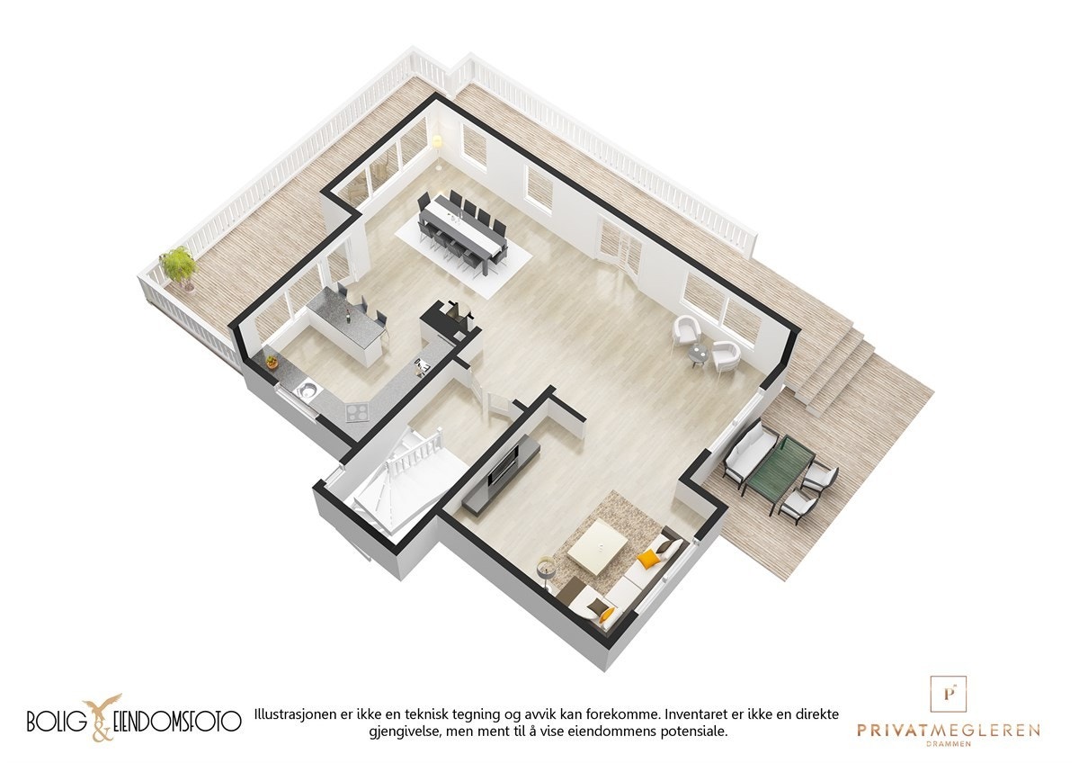 Plantegning andre etasje. Galleribilde