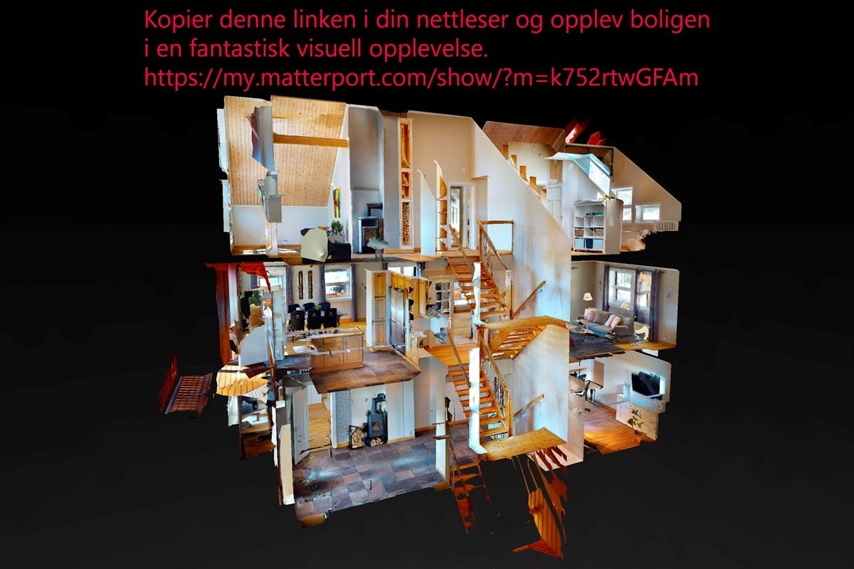 3D plantegning av boligen. Galleribilde