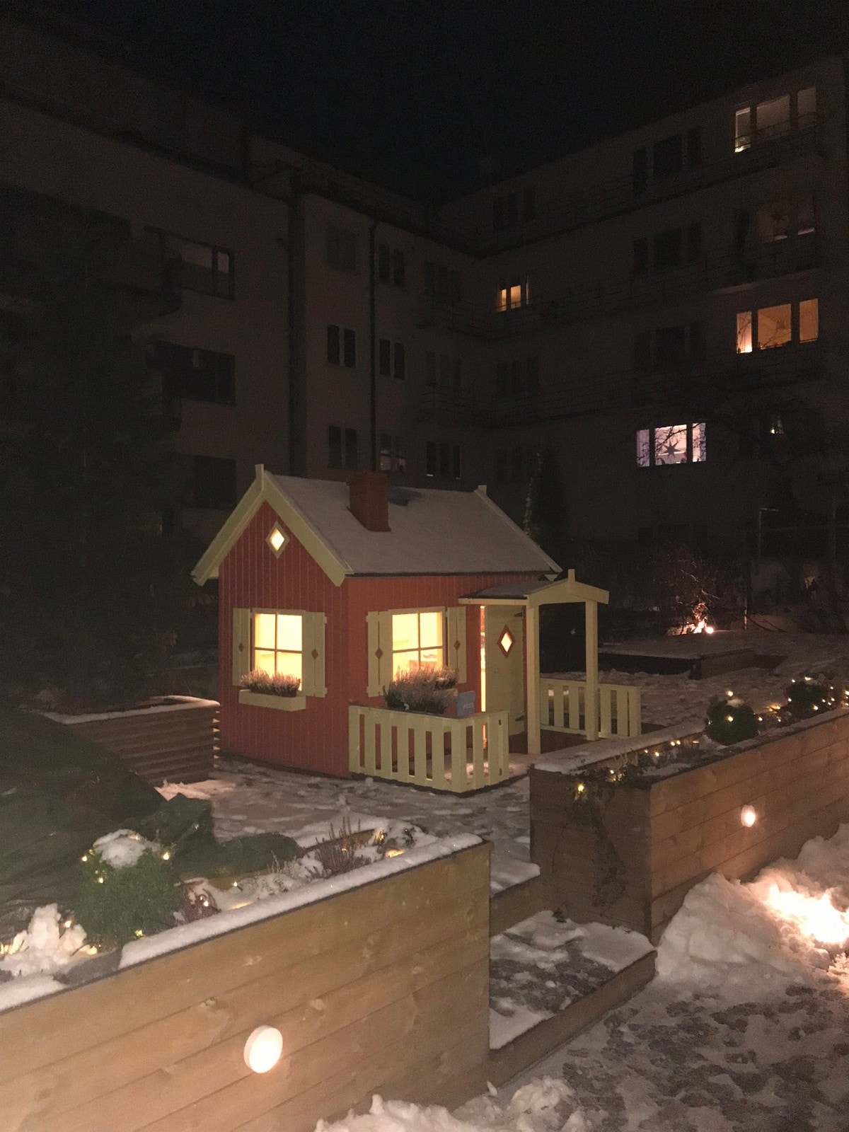 bakgård Galleribilde