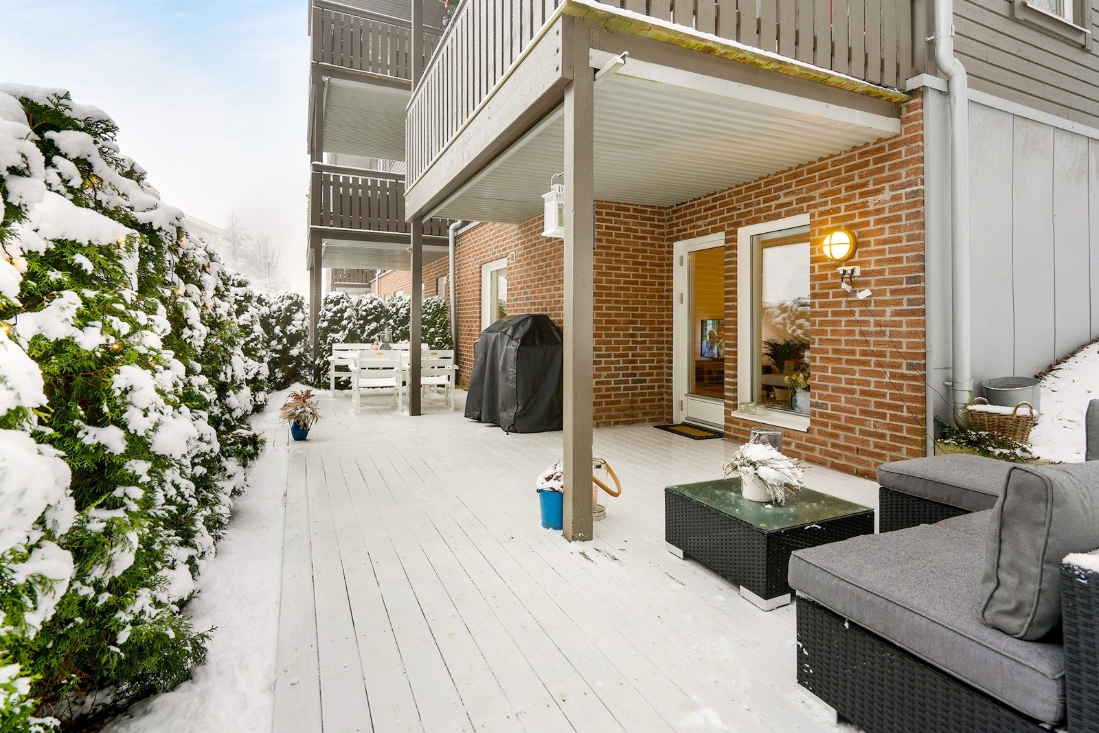 Dersom nskelig kan man også bruke dette som eget privat inngangsparti Galleribilde