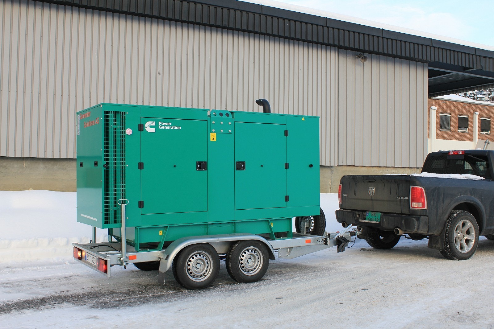 Cummins 6BT C110 110Kva 88Kw Diesel generator / aggregat / nødstrøm på