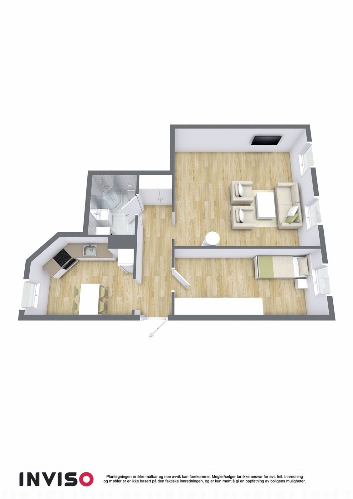 plantegning Galleribilde