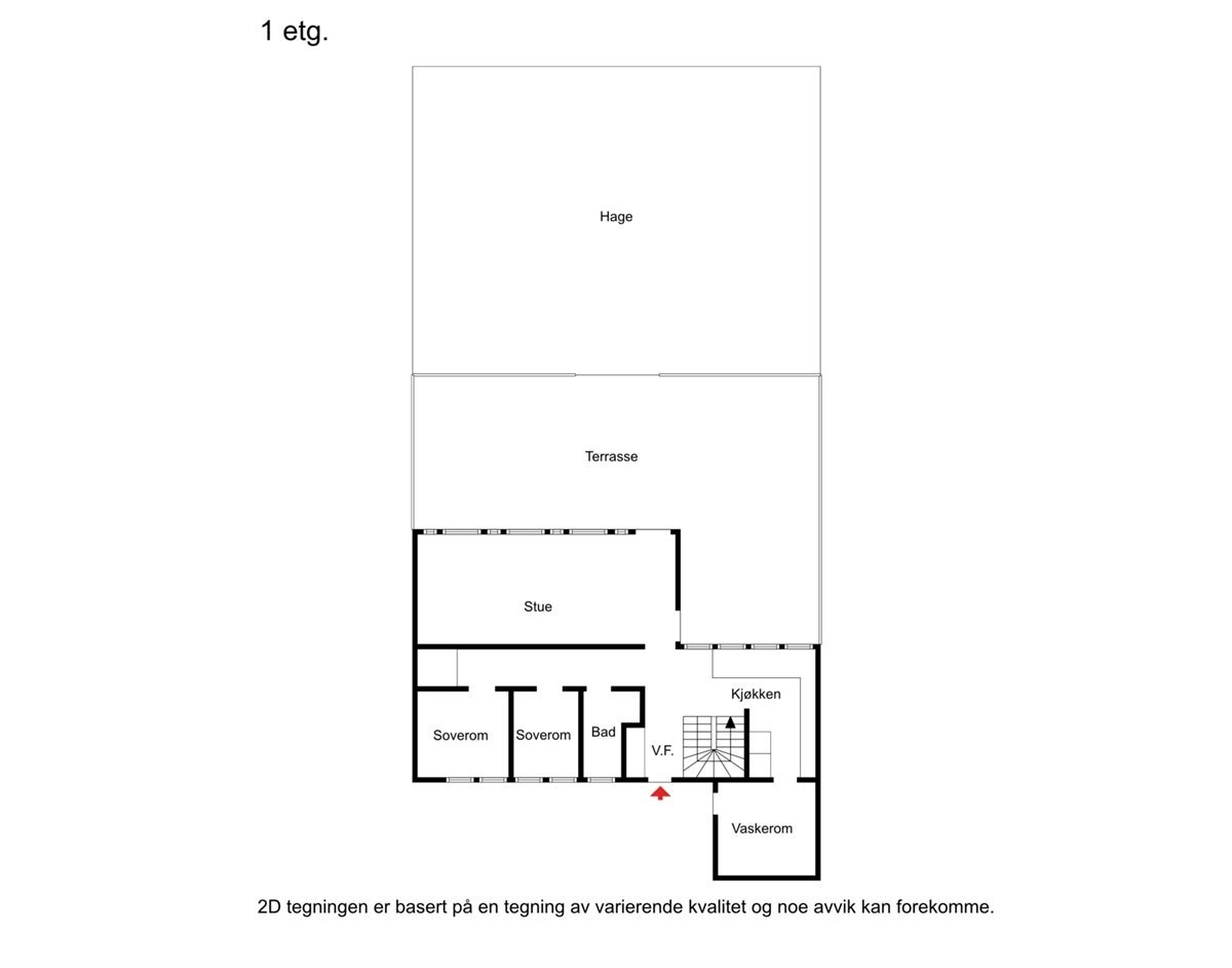 Plantegning 2D Galleribilde