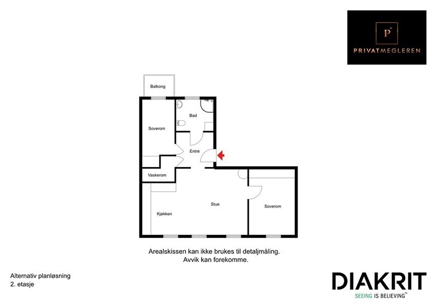 Alternativ plantegning Galleribilde