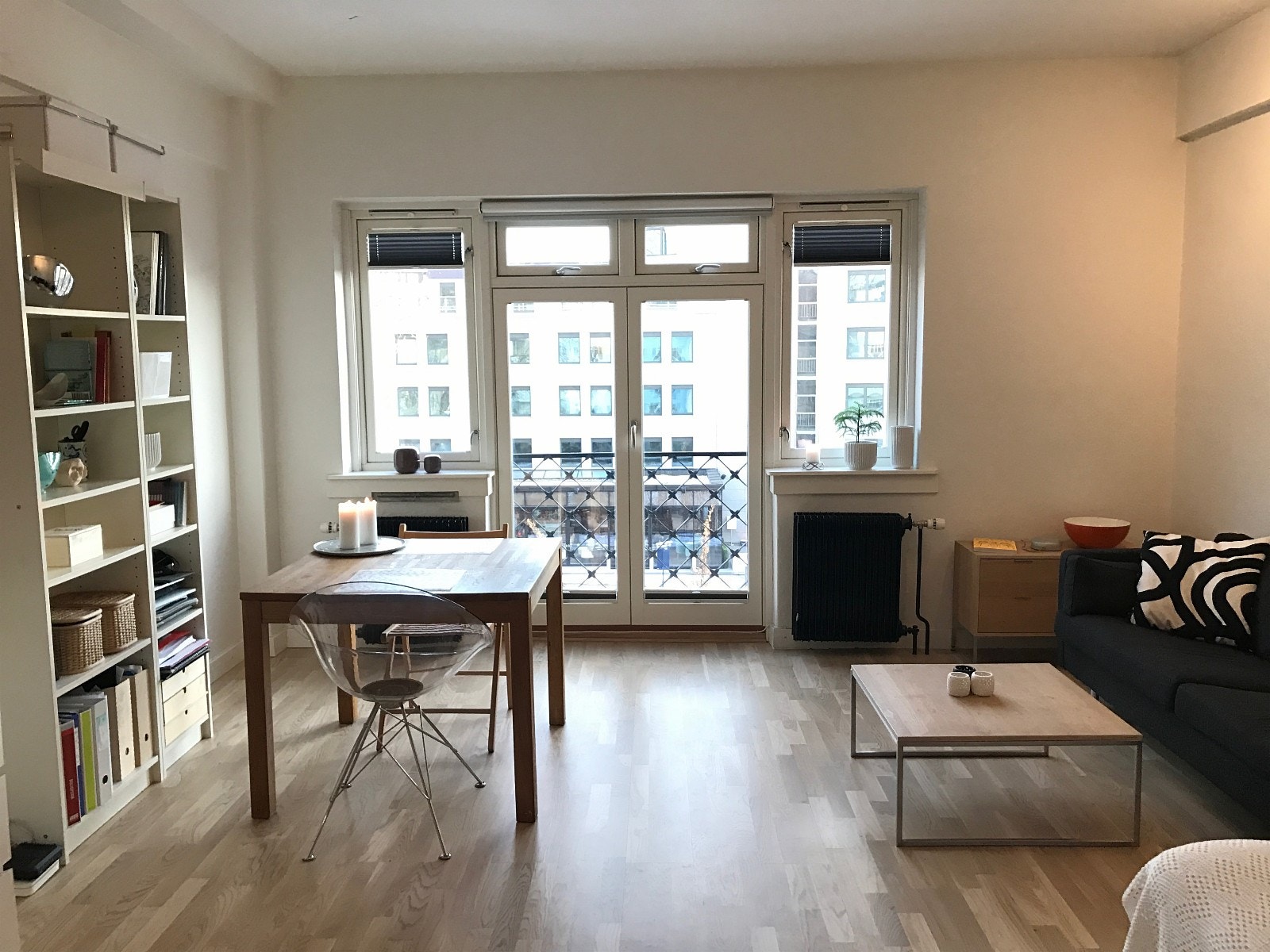 Stor, lys og hyggelig ettromsleilighet Galleribilde