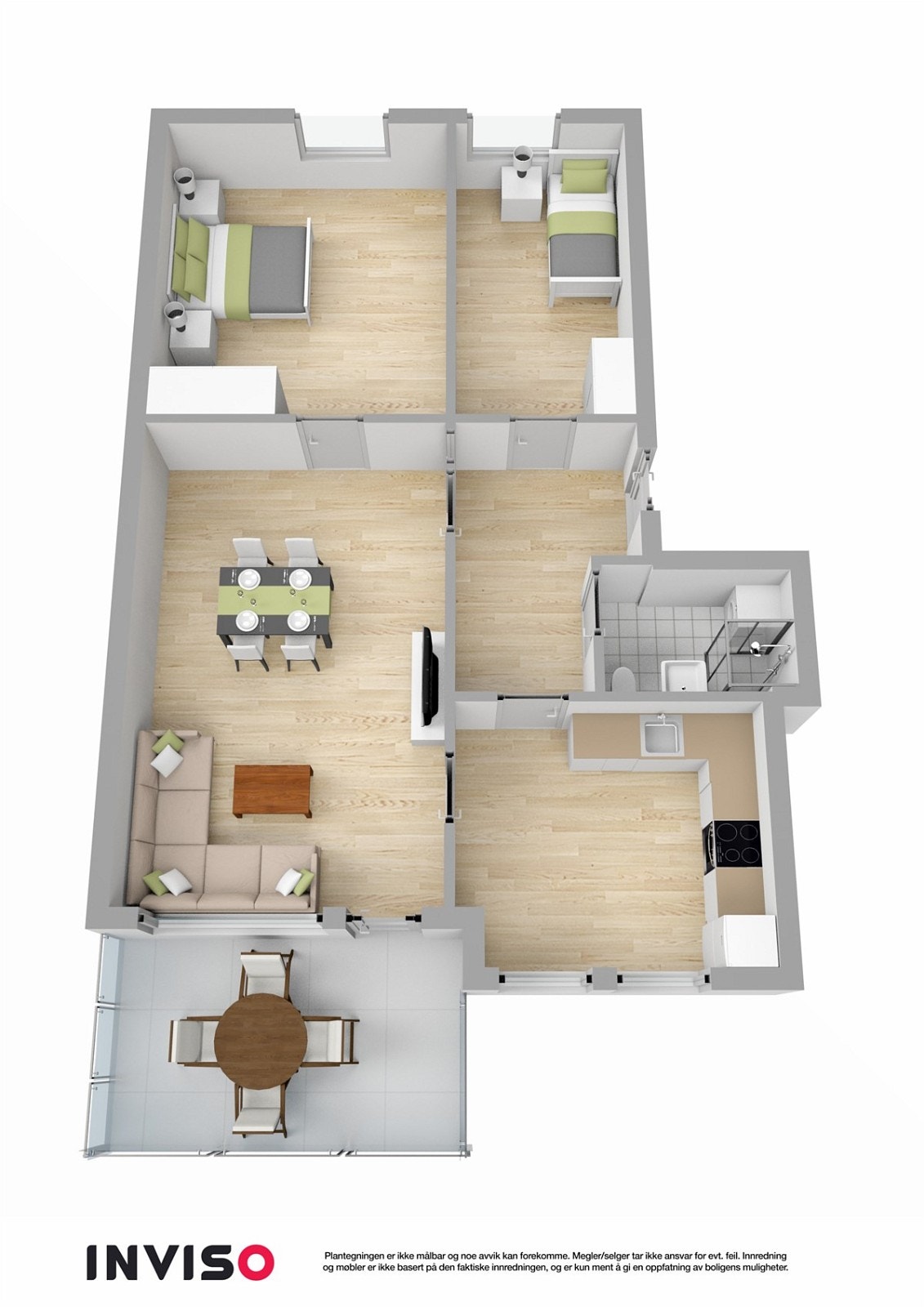 God planløsning med god arealutnyttelse. Da er det bare å by friskt og brette opp ermene for litt egeninnsats. Galleribilde