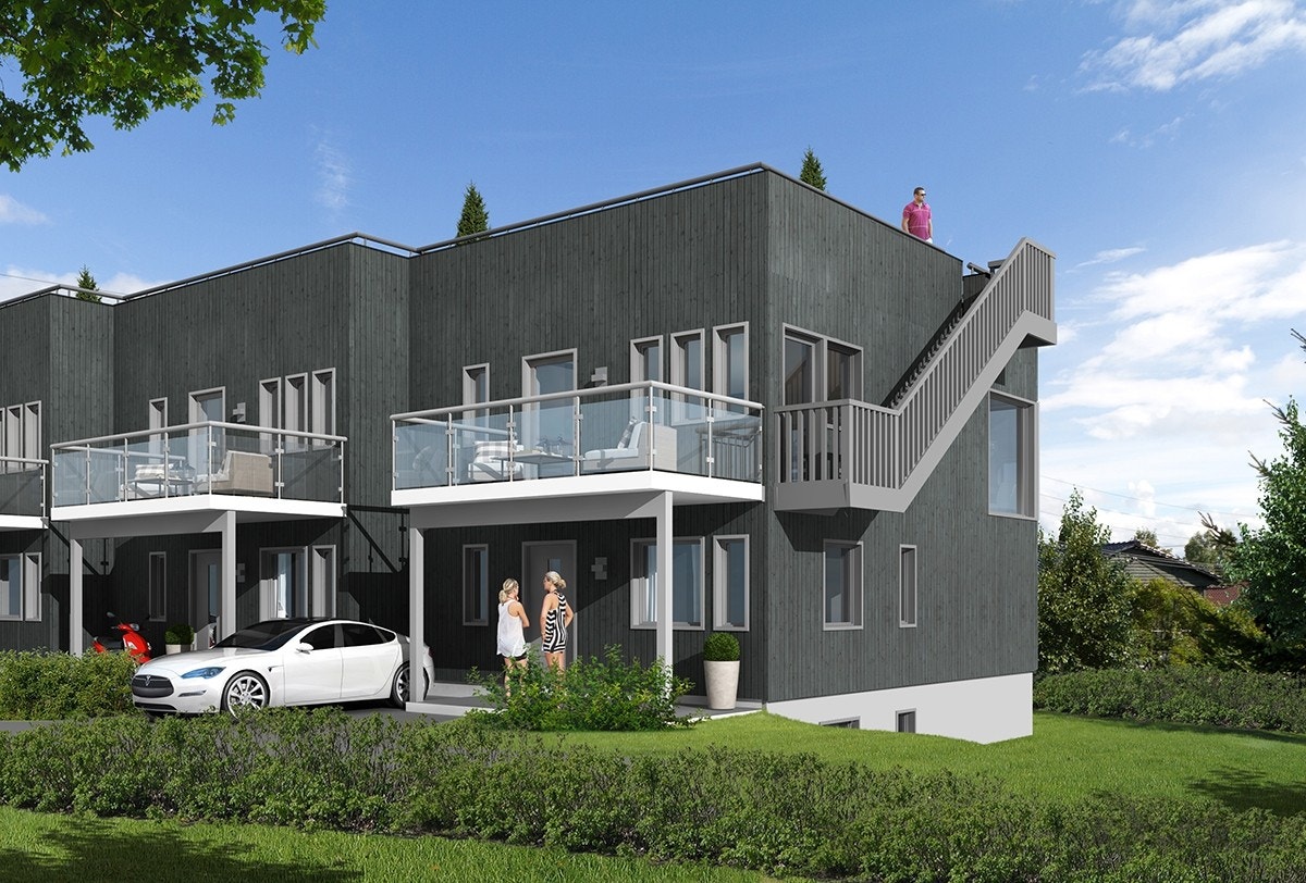 Ranheimsvegen 154 - Flotte familievennlige boliger, i et barnevennlig boområde på Ranheim Galleribilde