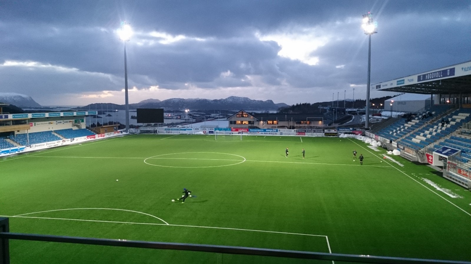 Utsikt frå balkong Galleribilde