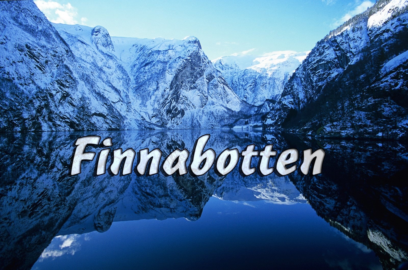 På veg innover i Finnabotten Galleribilde