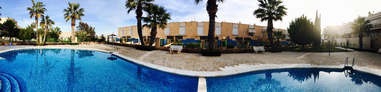 Panorama fra svømmebasseng Galleribilde