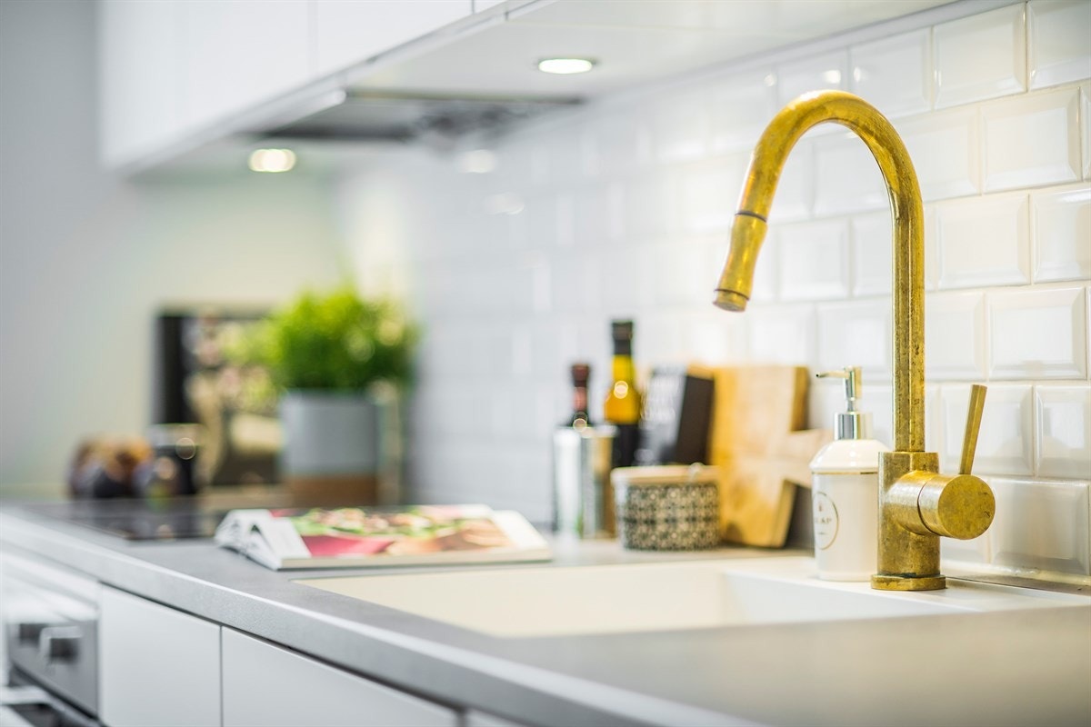 Lekre detaljer på kjøkken Galleribilde