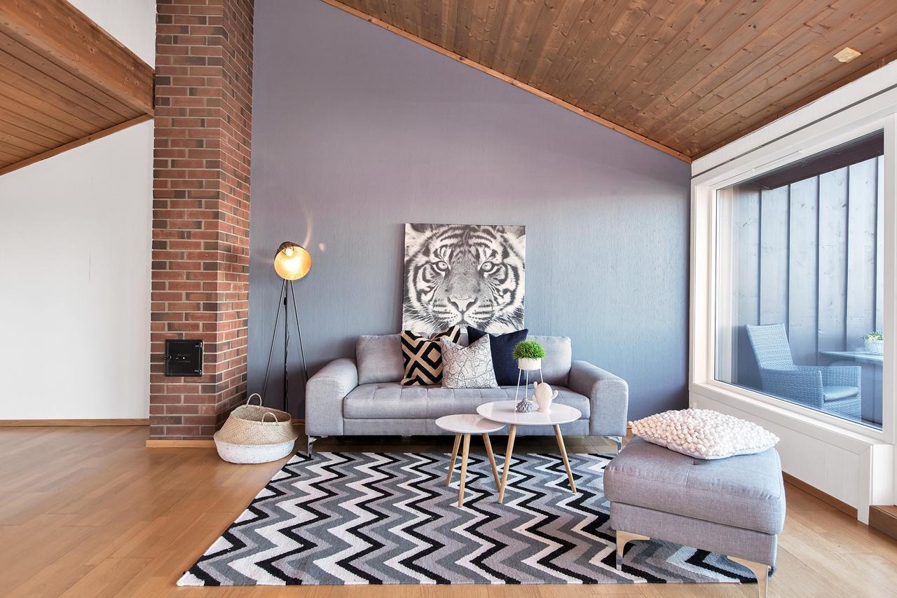 Stue - mulighet for vedovn Galleribilde