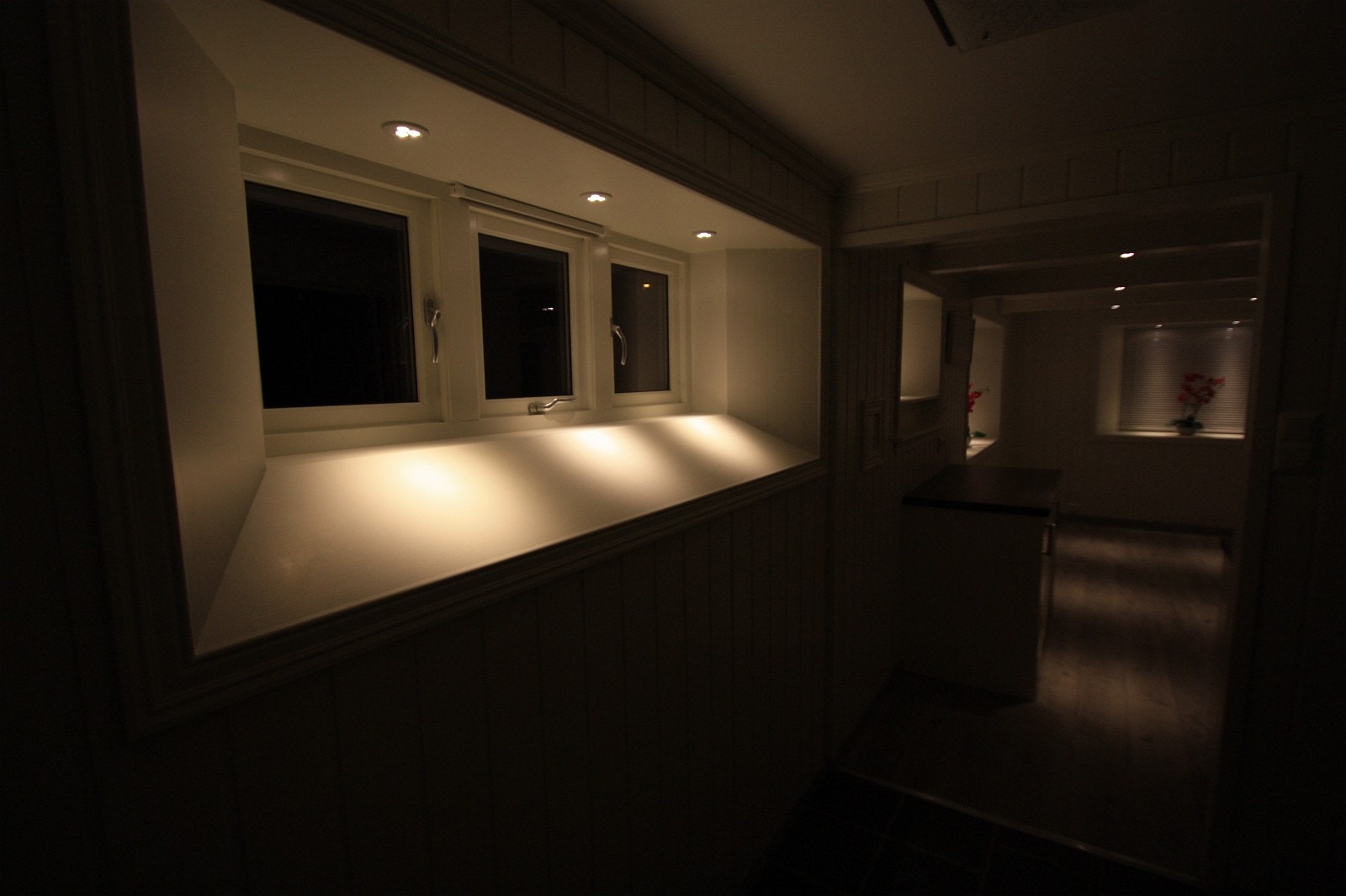 Stemnings Bild kveld Galleribilde