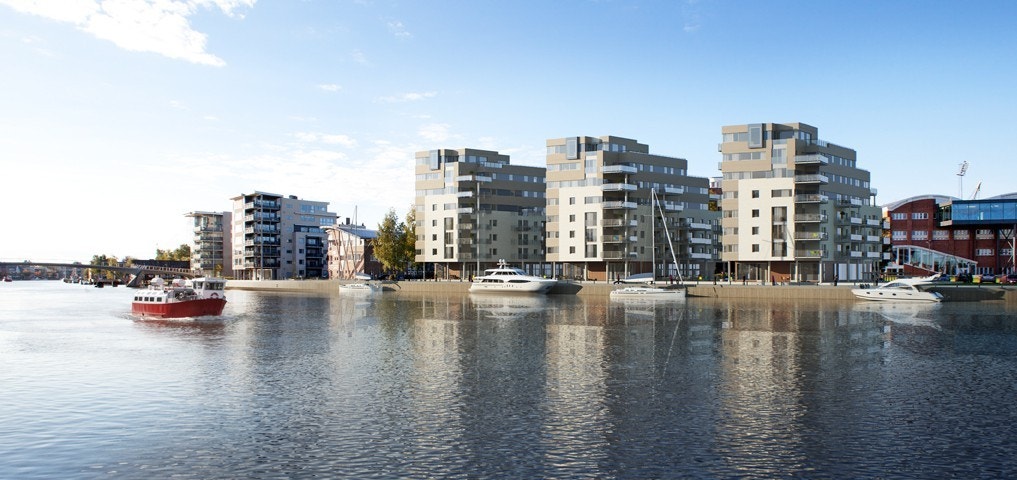 Ved Fredrikstads elvekant opplever du byen på nært hold. Du kan selv velge når du vil være en del av sentrums yrende liv, eller trekke deg tilbake til en velutstyrt leilighet på Kråkerøy. Galleribilde