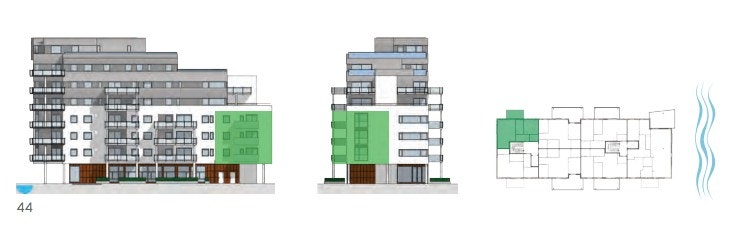 Leiligheten markert med grønt (3. etg) Galleribilde