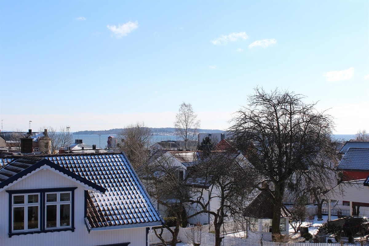 Utsikt fra balkongen. Galleribilde